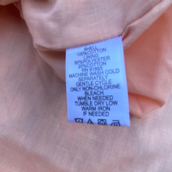 Isaac Mizrahi live Maxi Sundress sz 2X orange peach pink sleeveless - Picture 14 of 14